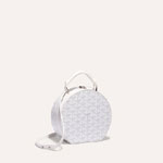 Goyard The Alto Hatbox Trunk Bag in White ALTOC2PMLTY50CL50P