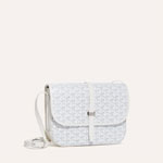 Goyard Belvedere MM Bag in White BELVE3MMLTY50CG50P