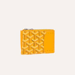 Goyard Bourbon Zipped Card Holder in Yellow BOURBOPMLTY08CL08P