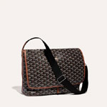 Goyard Capetien MM Messenger Bag in Black Tan CAPETIMMLTY01CG03P
