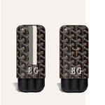Custom Goyard Etui 3 Cigares Churchill MM Bin Eco in Black CHUBINMMLTY01CL01X
