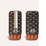 Custom Goyard Etui 3 Cigares Churchill MM Bin Eco in Black Tan CHUBINMMLTY01CL03X Custom Goyard Etui 3 Cigares Churchill MM Bin Eco in Black Tan CHUBINMMLTY01CL03X