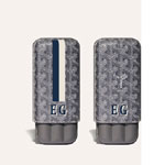 Custom Goyard Etui 3 Cigares Churchill MM Bin Eco in Grey CHUBINMMLTY51CL51X