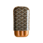 Goyard Etui 3 Cigares Churchill MM Ini Eco in Black Tan CHUINIMMLTY01CL03X