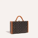Goyard Grand Hotel Trunk Bag in Black Tan GHOTELPMLTY01CL03O Goyard Grand Hotel Trunk Bag in Black Tan GHOTELPMLTY01CL03O