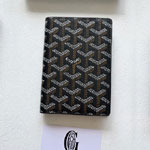 Goyard Grenelle Passport Cover in Black GRENELPMLTY01CL01X