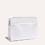 Goyard Jouvence GM Toilet Bag in White JOUVENGMLTY50CL50P