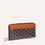 Goyard Matignon GM Wallet in Black Tan MATIG2GMLTY01CL03P