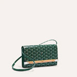 Goyard Monte-Carlo PM Clutch in Green MONTE2PMLTY09CL09P