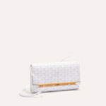 Goyard Monte-Carlo PM Clutch in White MONTE2PMLTY50CL50P