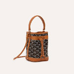 Goyard Petit Flot Mini bucket bag in Black Tan PEFLOTMINTY01CL03P Goyard Petit Flot Mini bucket bag in Black Tan PEFLOTMINTY01CL03P