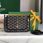 Goyard Plumet Pocket Wallet in Black PLUMETPMLTY01CL01P