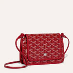 Goyard Plumet Pocket Wallet in Red PLUMETPMLTY02CL02P