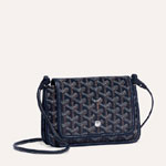 Goyard Plumet Pocket Wallet in Navy Blue PLUMETPMLTY12CL12P