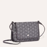 Goyard Plumet Pocket Wallet in Grey PLUMETPMLTY51CL51P