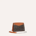 Goyard Rouette Structure Mini Bag in Black Tan ROUETSMINTY01CL03P