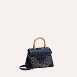 Goyard Saigon Souple Mini Bag in Navy Blue SAIGONMINTY12CL12P