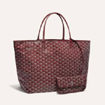 Goyard Saint Louis GM Bag in Burgundy STLOUIGMLTY33CL33P