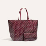 Goyard Saint Louis PM Bag in Burgundy STLOUIPMLTY33CL33P