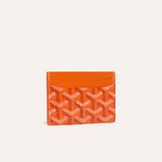 Goyard Saint-Sulpice Card Wallet in Orange STSULPPMLTY07CL07X Goyard Saint-Sulpice Card Wallet in Orange STSULPPMLTY07CL07X