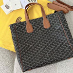 Goyard Voltaire Bag in Black Tan VOLTA3MMLTY01CL03P