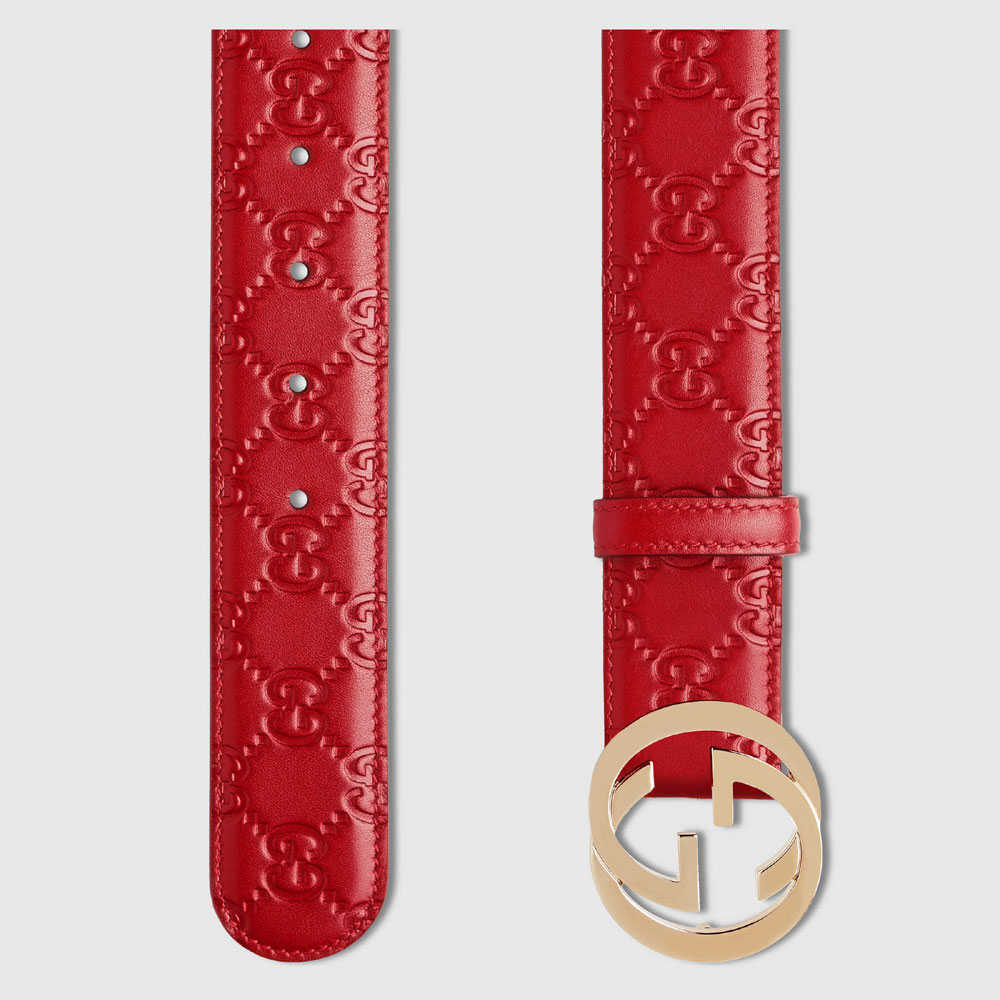 Gucci Gucci Signature leather belt 370543 CWC1G 6433: Image 2