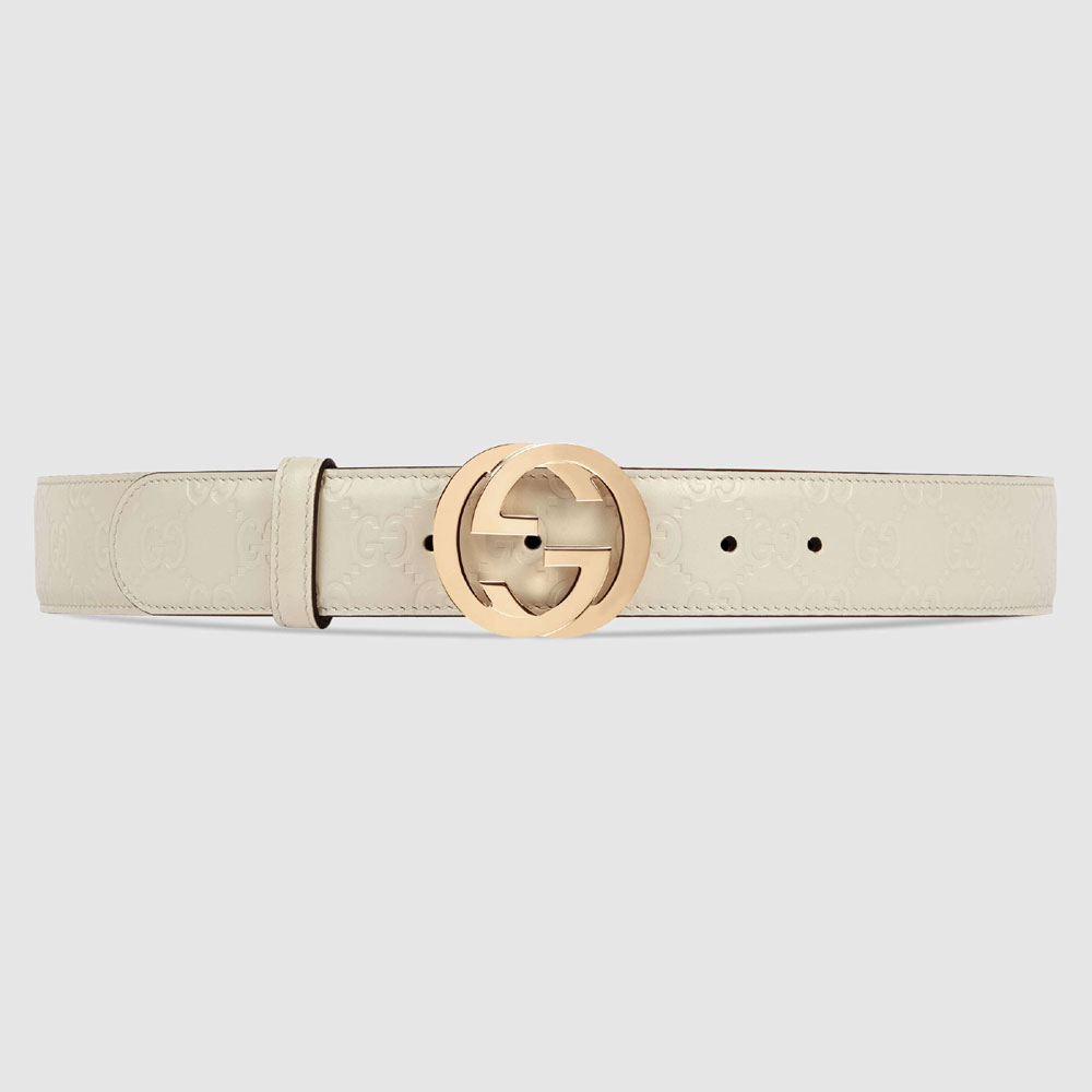 Gucci Signature leather belt 370543 CWC1G 9022: Image 1