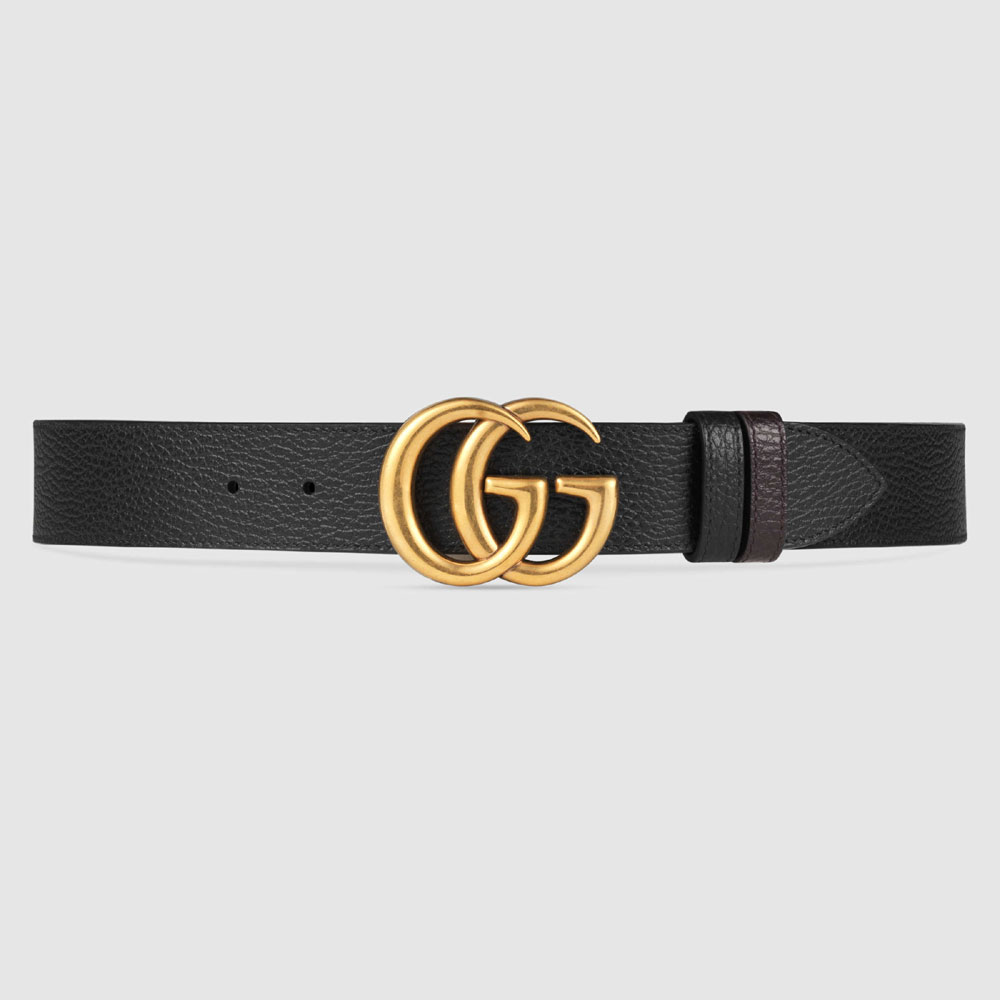 Gucci Reversible leather belt with Double G buckle 474350 CAO2T 1062: Image 1