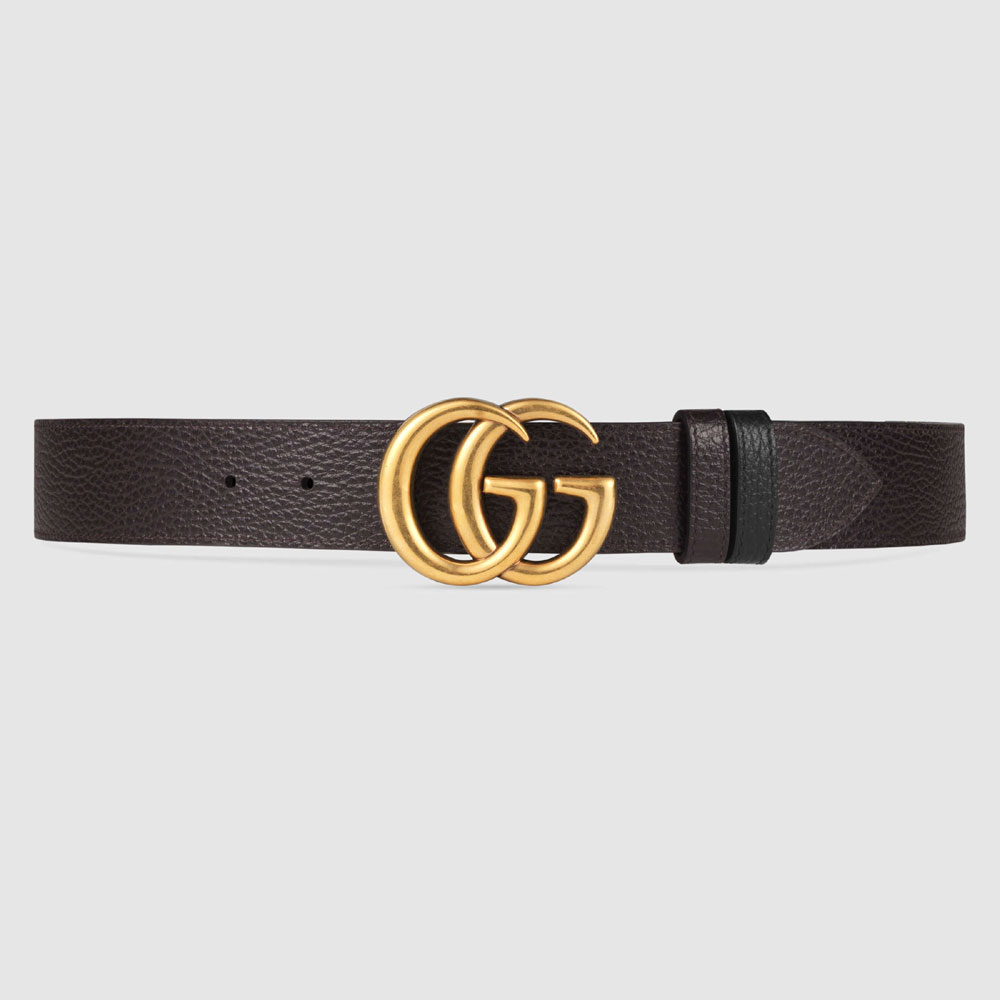 Gucci Reversible leather belt with Double G buckle 474350 CAO2T 1062: Image 2