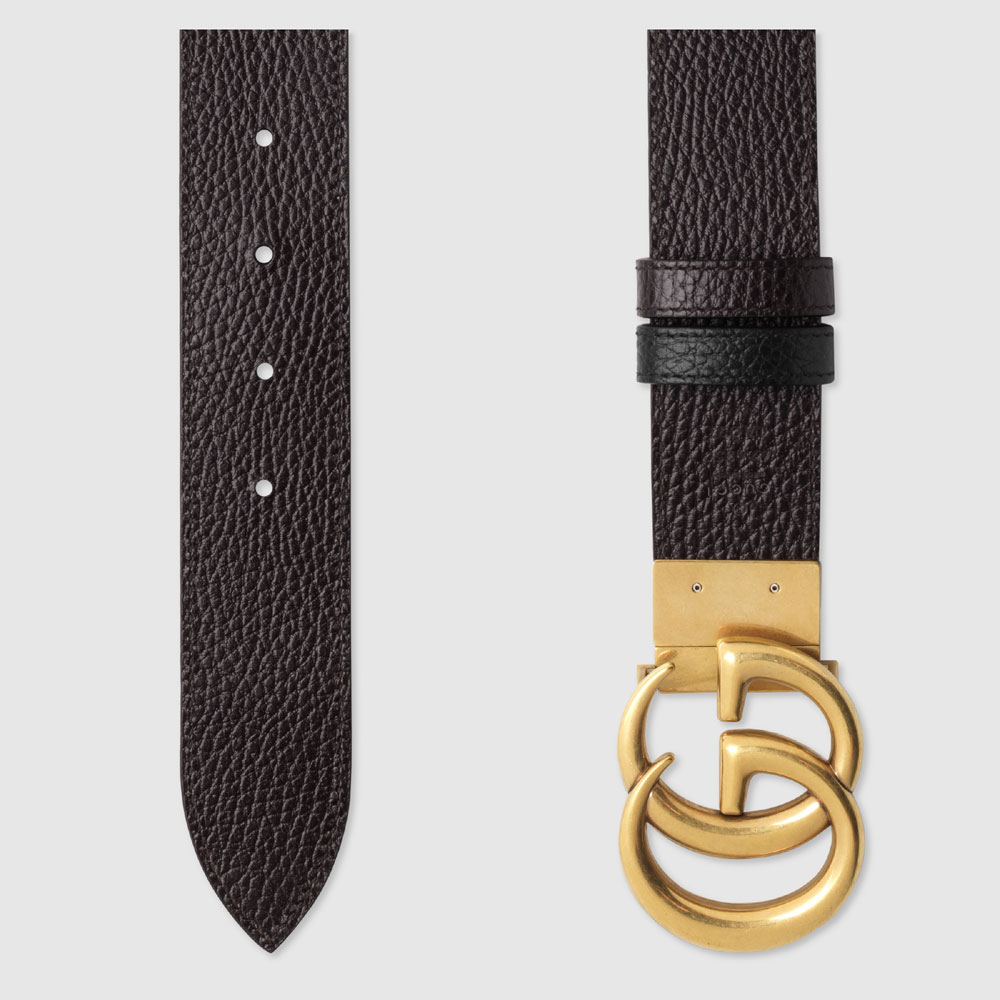 Gucci Reversible leather belt with Double G buckle 474350 CAO2T 1062: Image 4