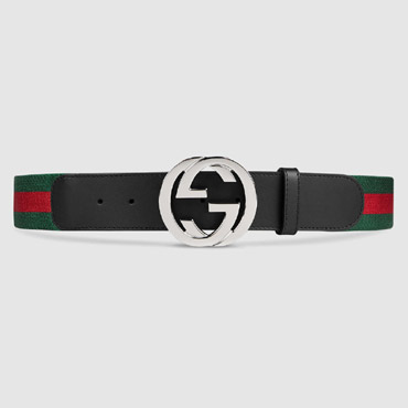 Gucci Web belt with G buckle 411924 H917N 1060