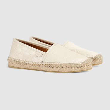 Gucci Signature leather espadrille 454703 CWC10 9022