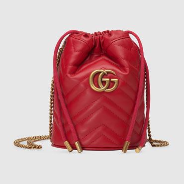 Gucci GG Marmont mini bucket bag 575163 DTDRT 6433