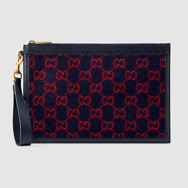 Gucci GG wool pouch 597627 G38ET 8497