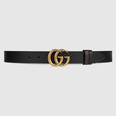 Gucci Reversible thin belt Double G buckle 643847 CAO2T 1062