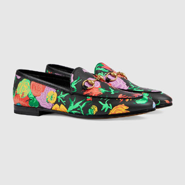 Ken Scott print Gucci Jordaan loafer 651502 2OL50 1164