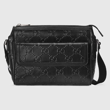 Gucci GG embossed messenger bag 658565 1W3CN 1000