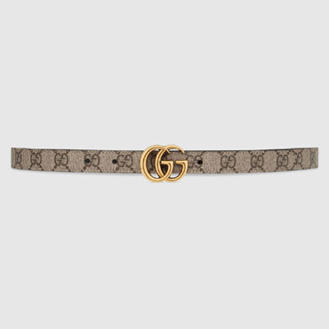 Gucci GG Marmont reversible thin belt 659418 92TIC 9769