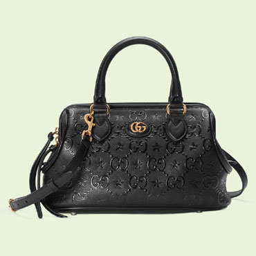 Gucci Medium GG star top handle bag 675773 UF2AG 1000