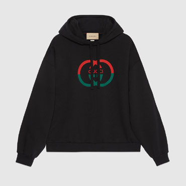 Gucci Cotton Jersey Printed Hooded Sweatshirt 721427 XJF5T 1868