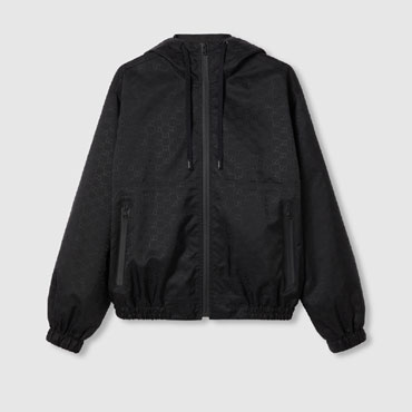 Gucci Lightweight GG Nylon Jacquard Jacket 784185 ZAQFS 1000