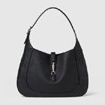 Gucci Jackie Large Shoulder Bag In Black Leather 813650 AZB5Z 1060