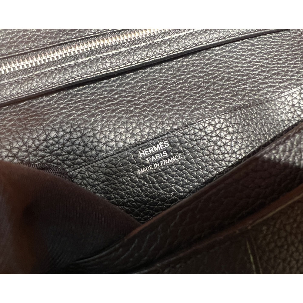 Hermes Bearn wallet in Black H039078CK89: Image 4