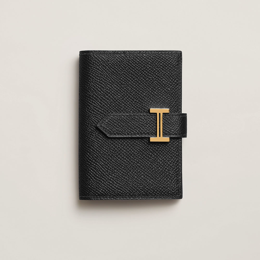 Hermes Bearn mini wallet in Black H039796CC89: Image 1