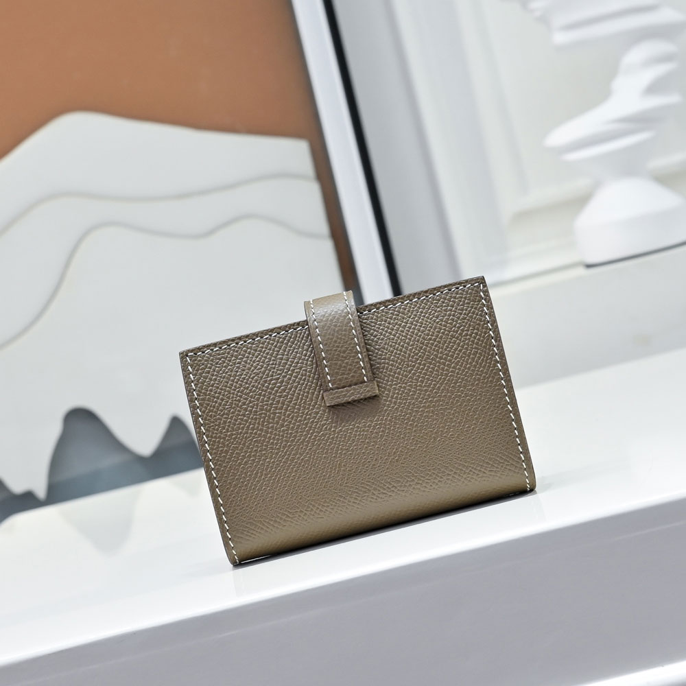Hermes Bearn mini wallet in Grey H039796CK18: Image 2