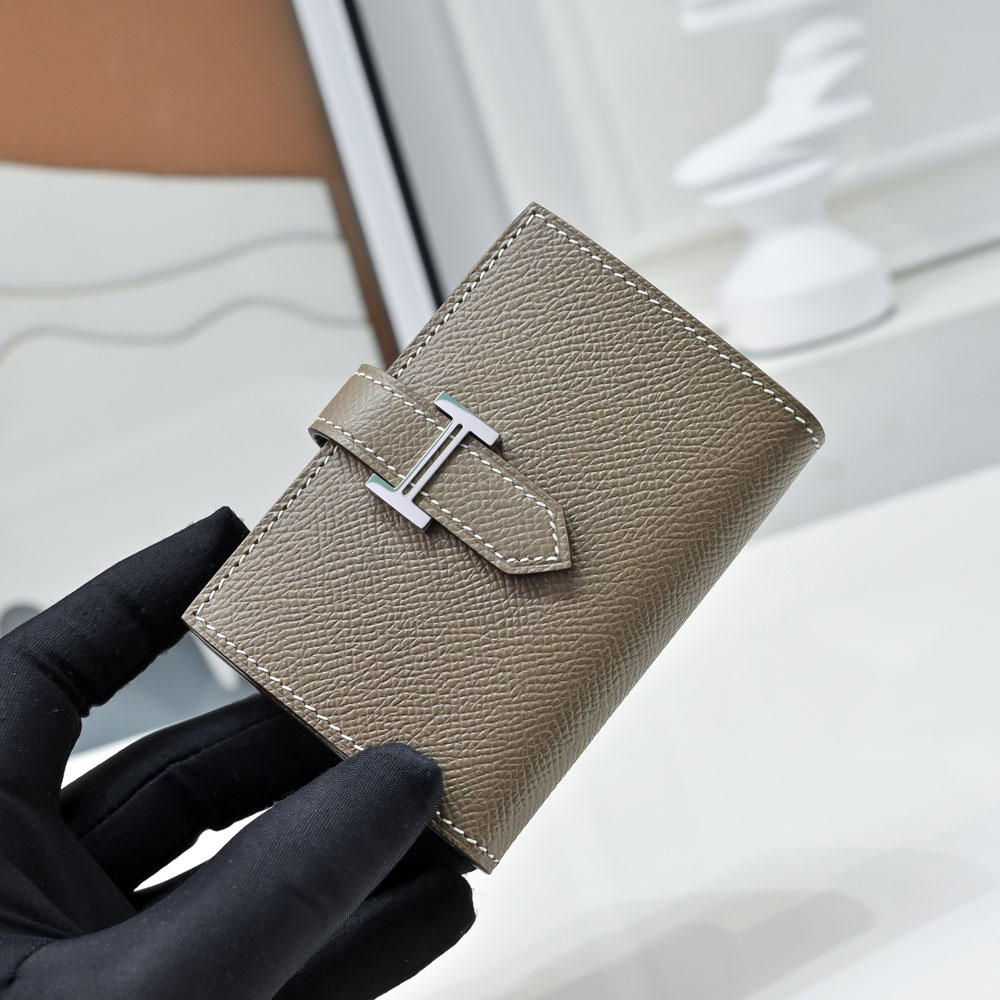 Hermes Bearn mini wallet in Grey H039796CK18: Image 3