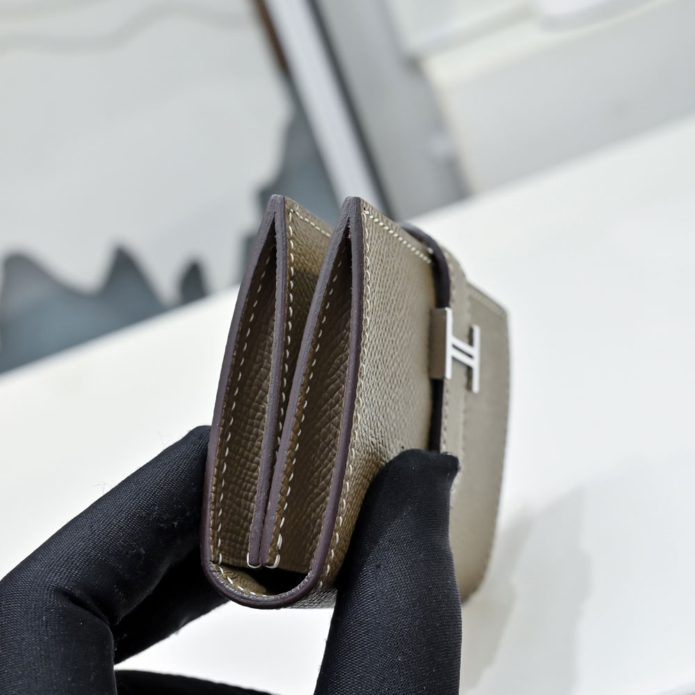 Hermes Bearn mini wallet in Grey H039796CK18: Image 4