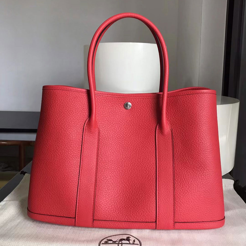 Hermes Garden Party 30 bag in Red H051568CKCA: Image 1