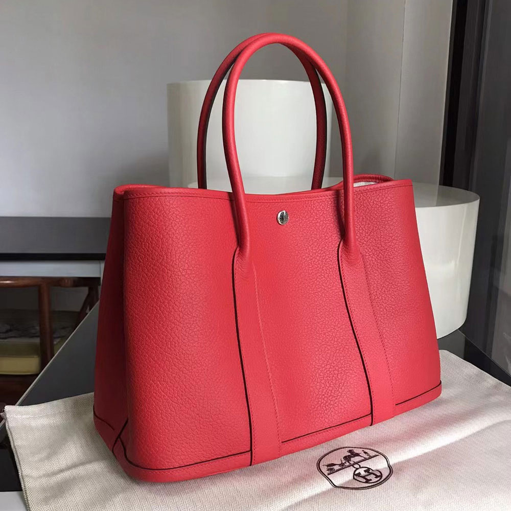 Hermes Garden Party 30 bag in Red H051568CKCA: Image 2