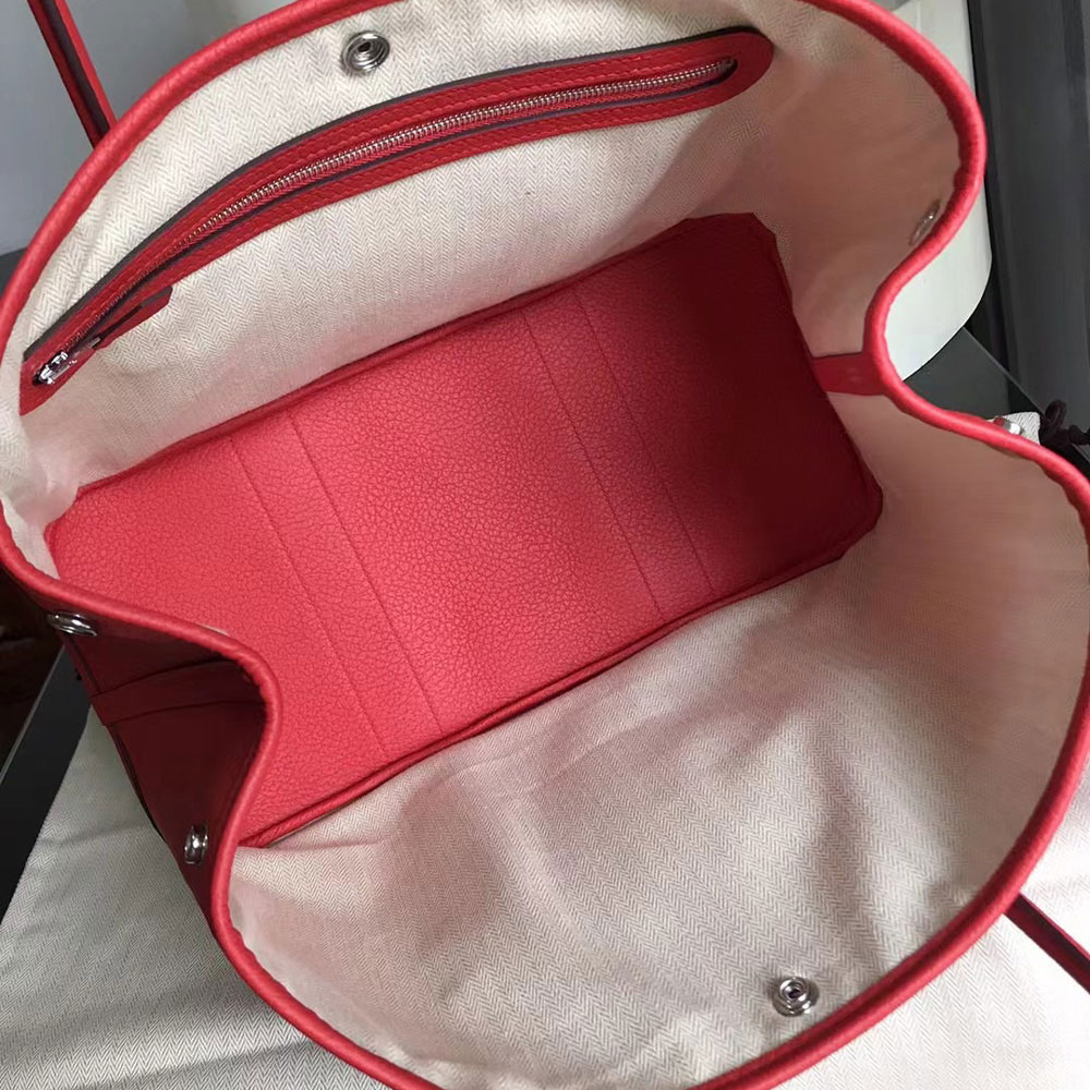 Hermes Garden Party 30 bag in Red H051568CKCA: Image 4